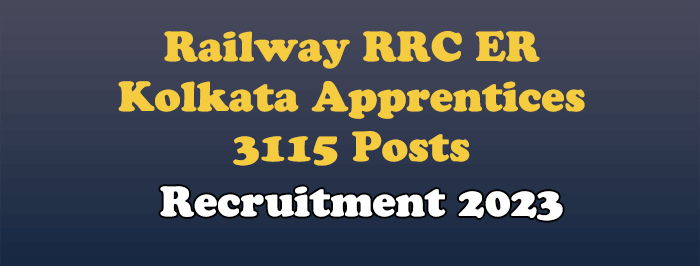 Indian Railway RRC ER Apprentices Online Form 2023